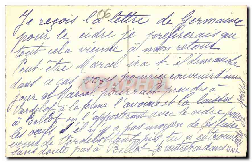 CPA Nice Vue Generale  — Rückseite