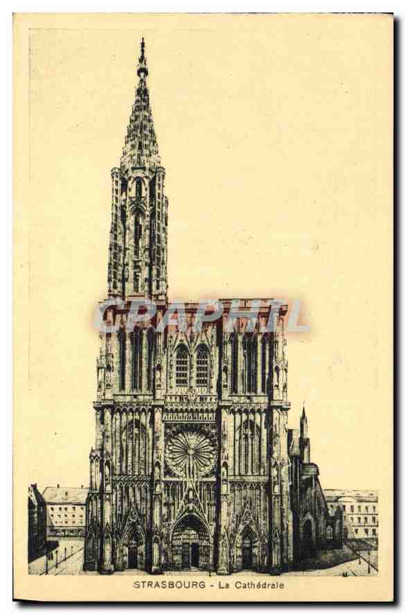 CPA Strasbourg La Cathedrale 