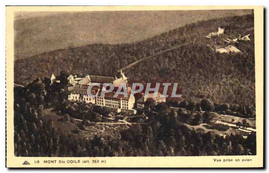 CPA Mont Ste Odile Vue prise en avion 