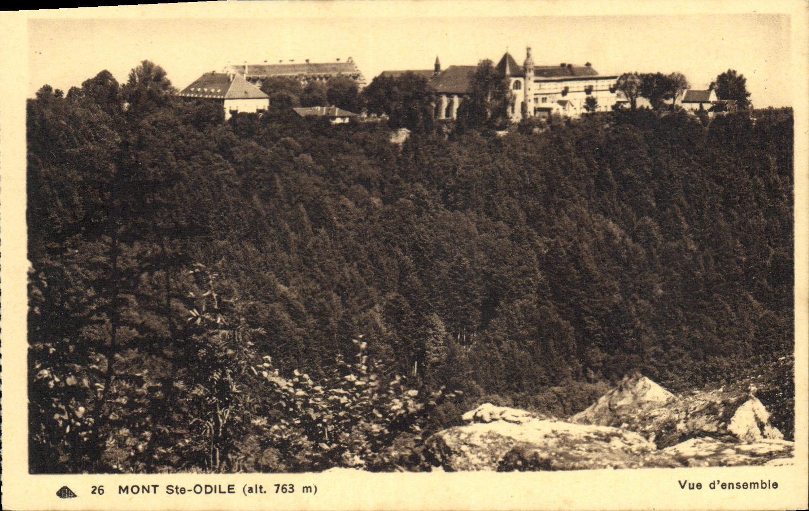 CPA Mont Ste Odile Vue d'ensemble 