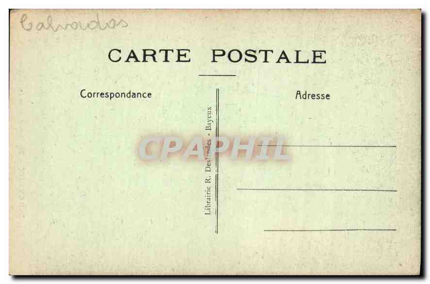 CPA Bayeux Le Choeur de la Cathedrale  — Verso