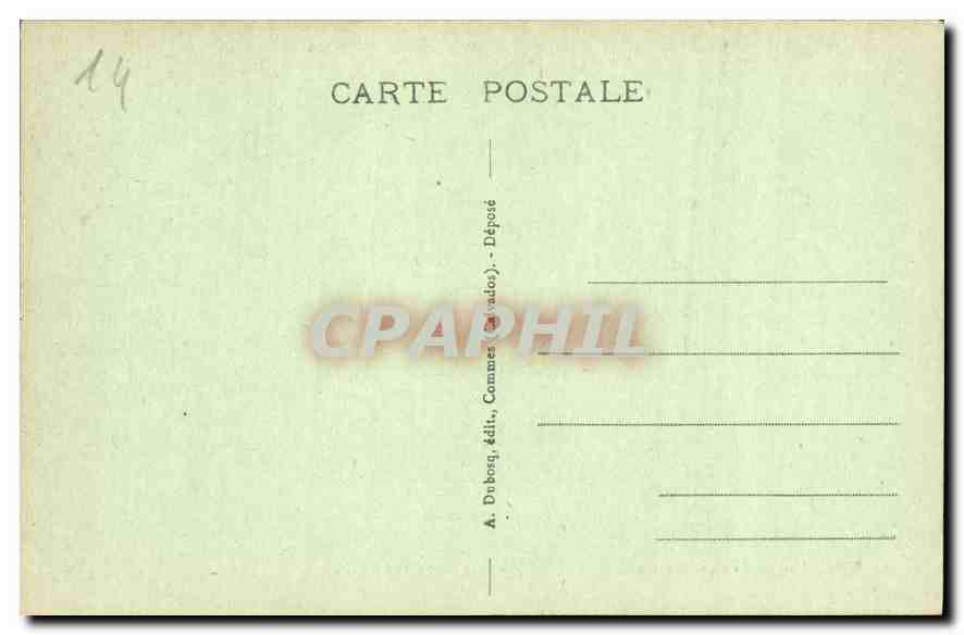 Bayeux - Cathédrale - Les Portails — A. Dubosq, édit., Commes (Savadoy) — Rückseite