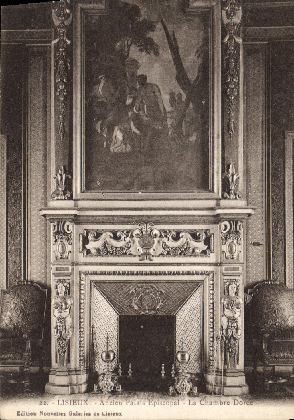 Lisieux - Ancien Palais Episcopal - La Chambre Dorée - Édition Nouvelles Galeries de Lisieux, n°22