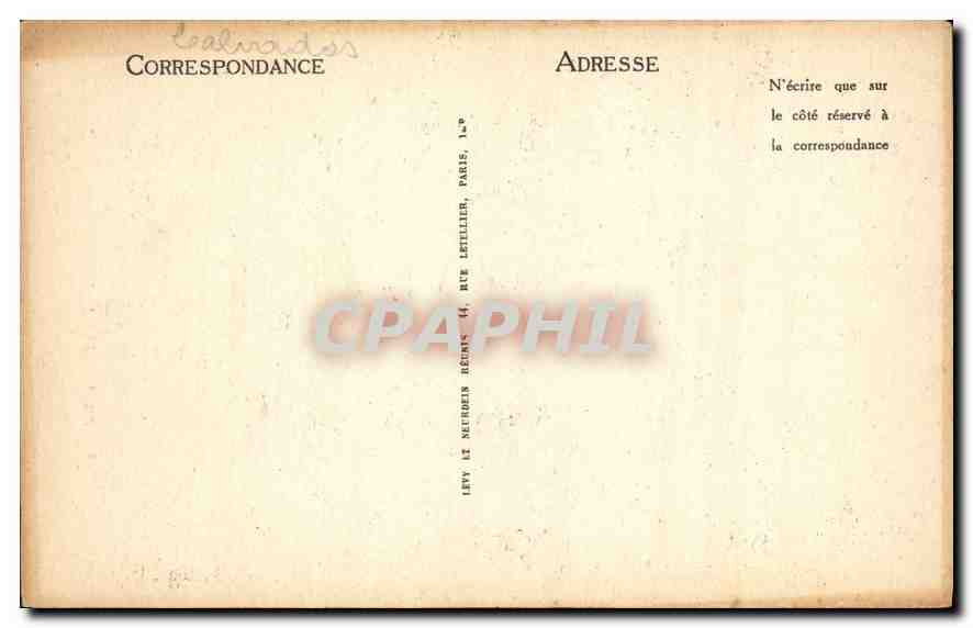 CPA La Delivrande Calvados A l'Autel de la Delivrande j'ai prie pour vous  — Rückseite