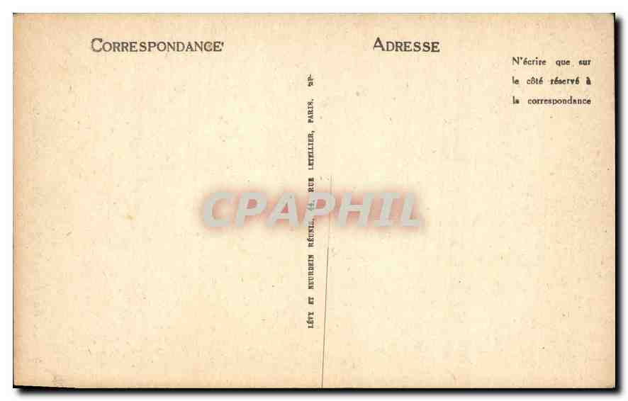 CPA La Delivrande Le Portail principal  — Back