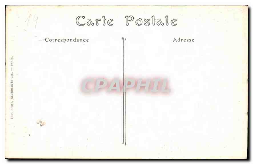 CPA Caen Musee des Antiquaires de Normandie  — Verso