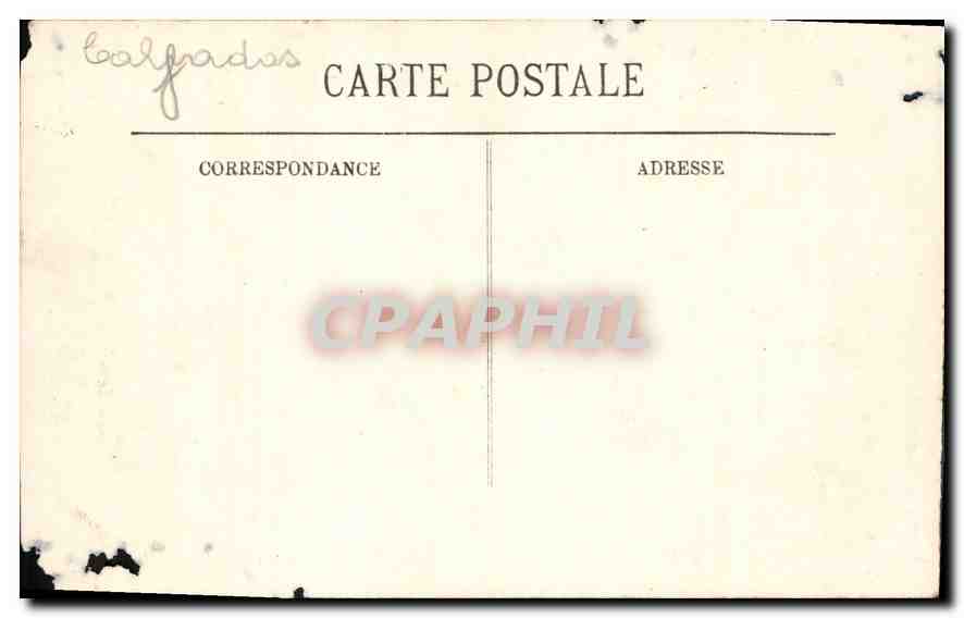 CPA Trouville  — Verso