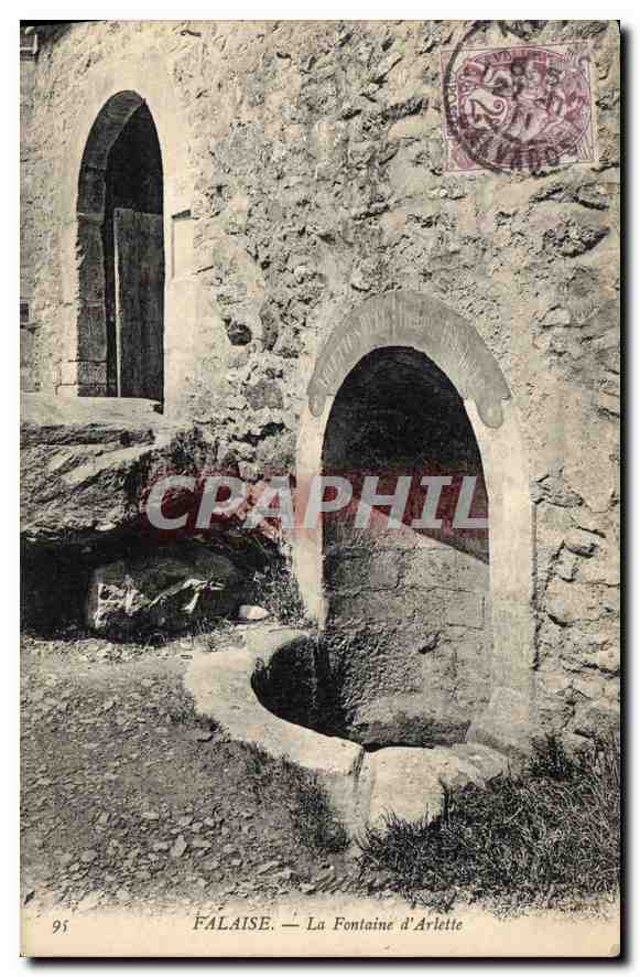 CPA Falaise La Fontaine d'Arlette 