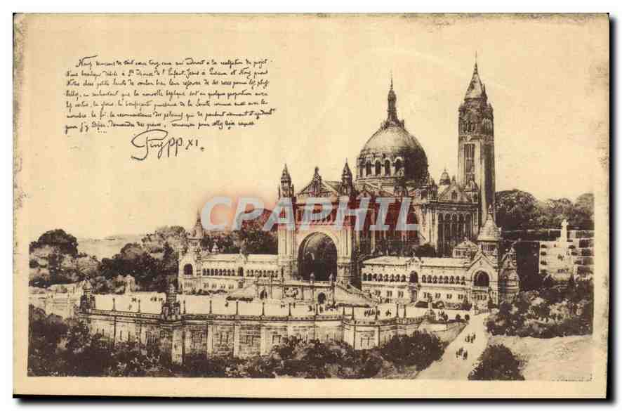 Projet de Basilique de Sainte-Thérèse de l'Enfant-Jésus à Lisieux — Éditeur : Bénoit