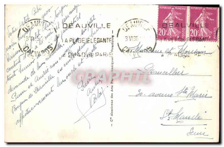 Deauville — Le Normandy (Théo Petit, arch.) — Rückseite