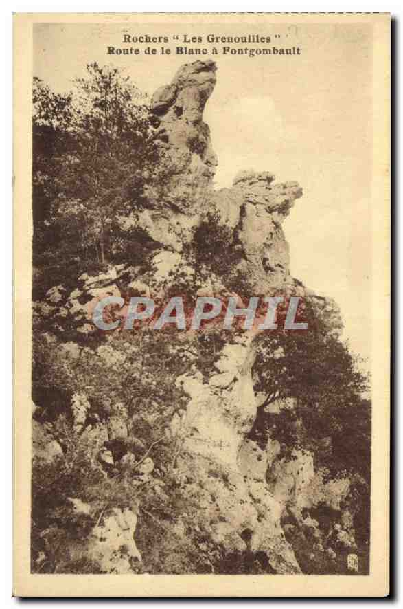 Rochers "Les Grenouilles" — Route de Le Blanc à Pontgombault