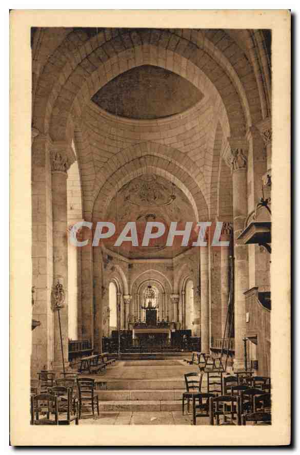 CPA Gargilesse Indre Interieur de l'Eglise 