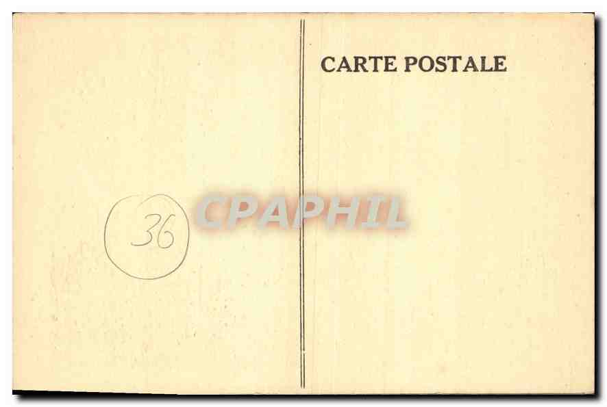 CPA Neuvy St Sepulchere Indre Reliquaire du Precieux Sang  — Rückseite