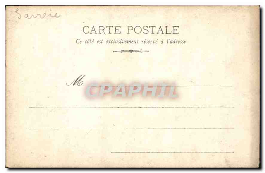 CPA Abbaye d'Hautecombe Savoie Marie Christine — Rückseite