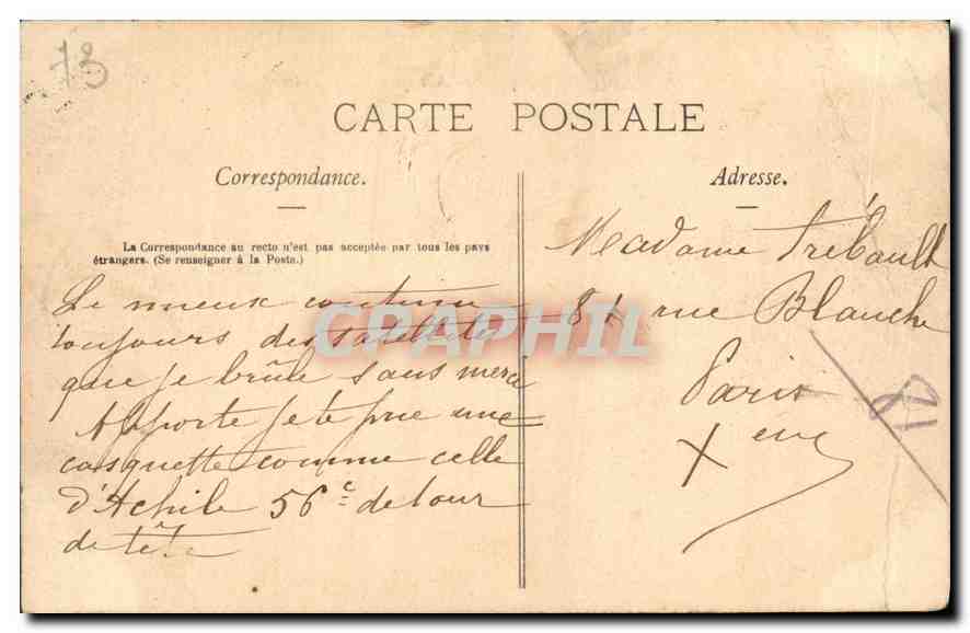 CPA Abbaye d'Hautecombe Savoie  — Rückseite
