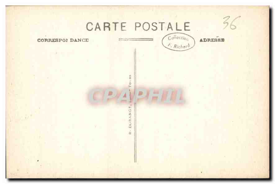 Gargilesse (Indre) — Église. Les Fresques de la Crypte — R.D. — Rückseite
