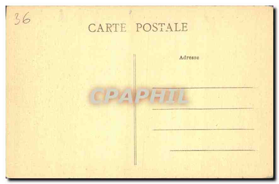 CPA Gargilesse Indre Le Noir Gouffre  — Rückseite