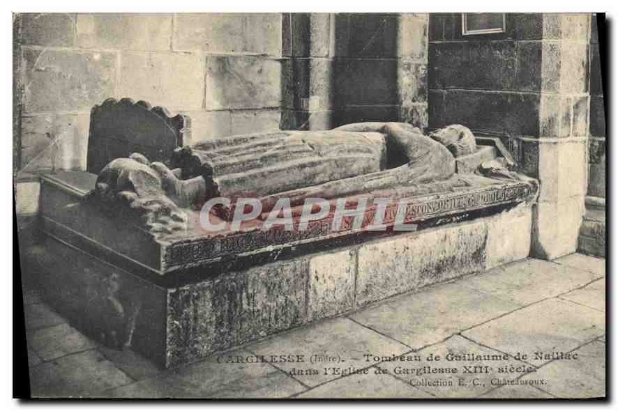 CPA Gargilesse Indre Tombeau de Guillaume de Naillac 