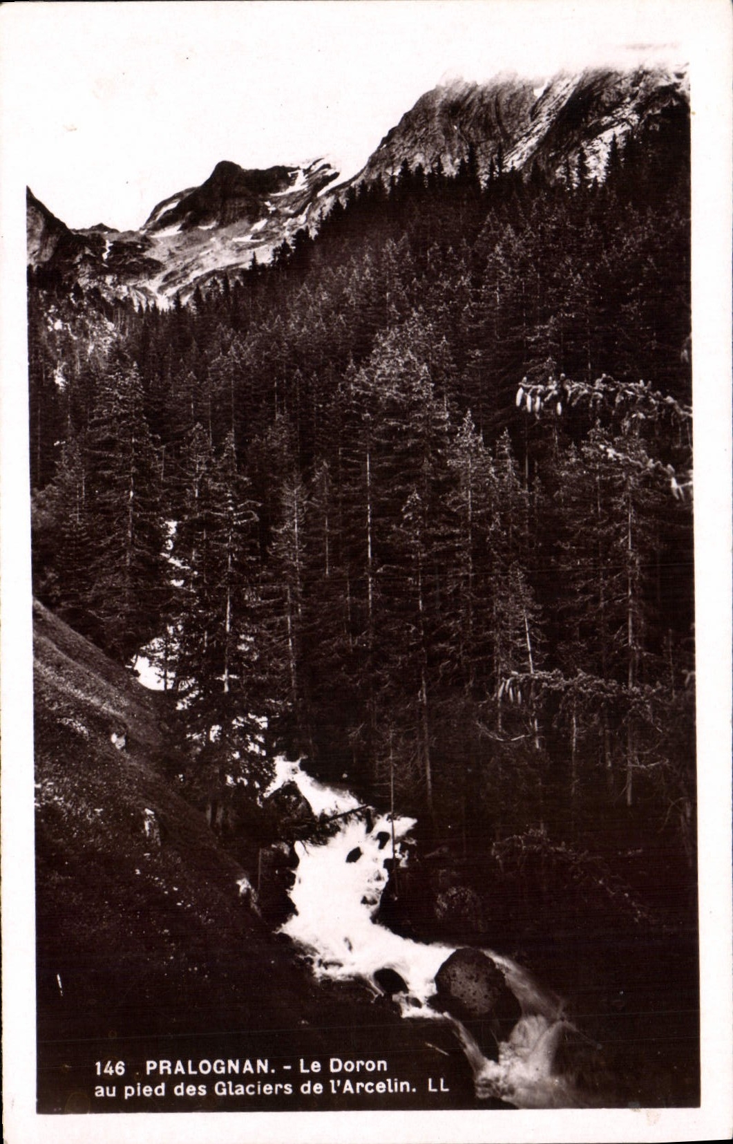 CPA Pralognan Le Doron au pied des Glaciers de l'Arcelin 