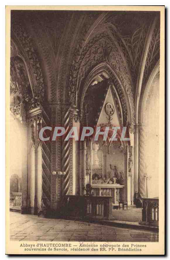 CPA Abbaye d'Hautecombe Ancienne necropole des Princes souverains de Savoie residence des RR PP Bene