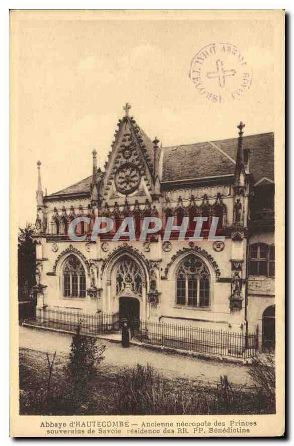 CPA Abbaye d'Hautecombe Ancienne necropole des Princes souverains de Savoie residence des RR PP Bene