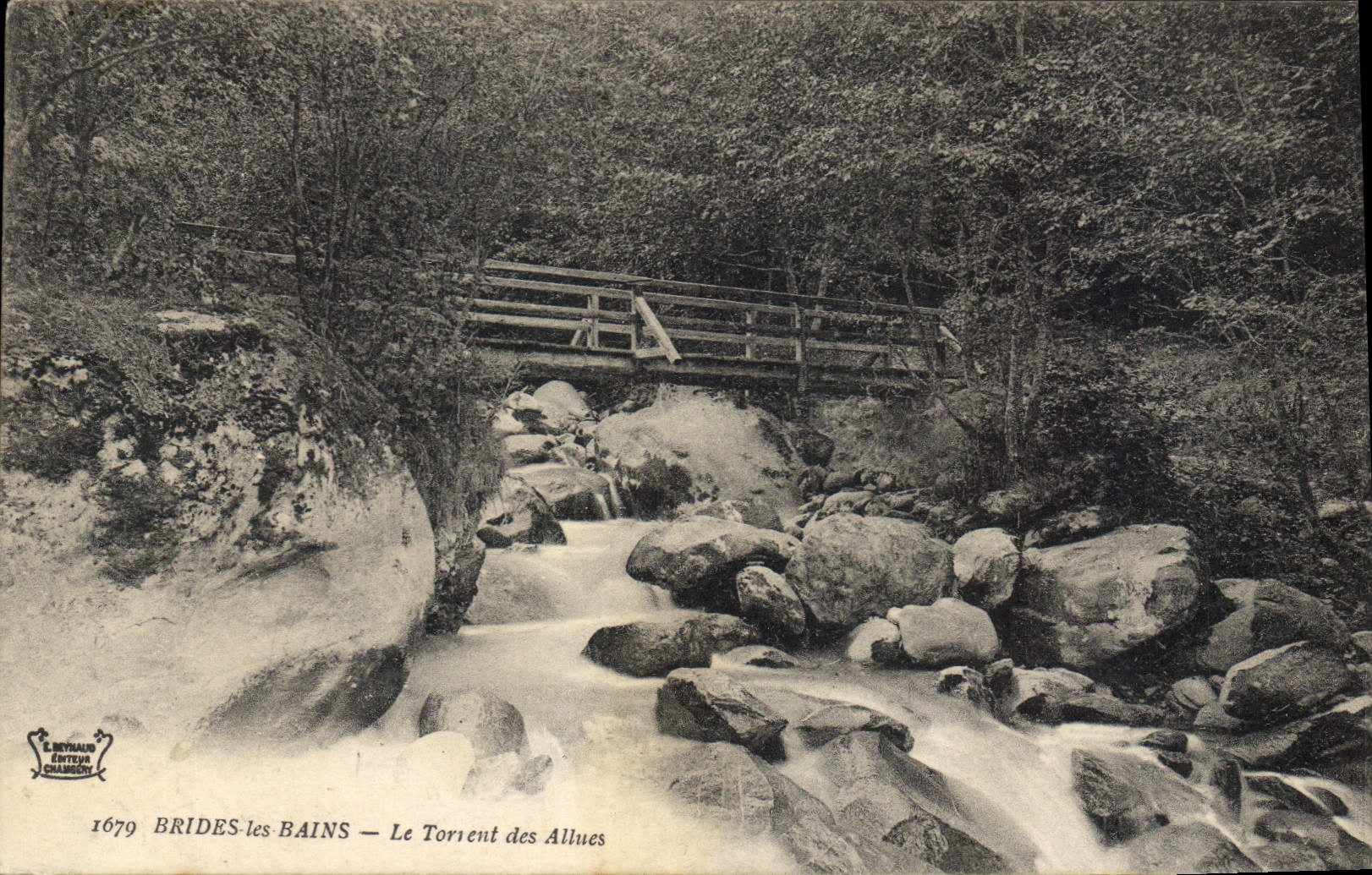 CPA Brides les Bains Le Torrent des Allues 