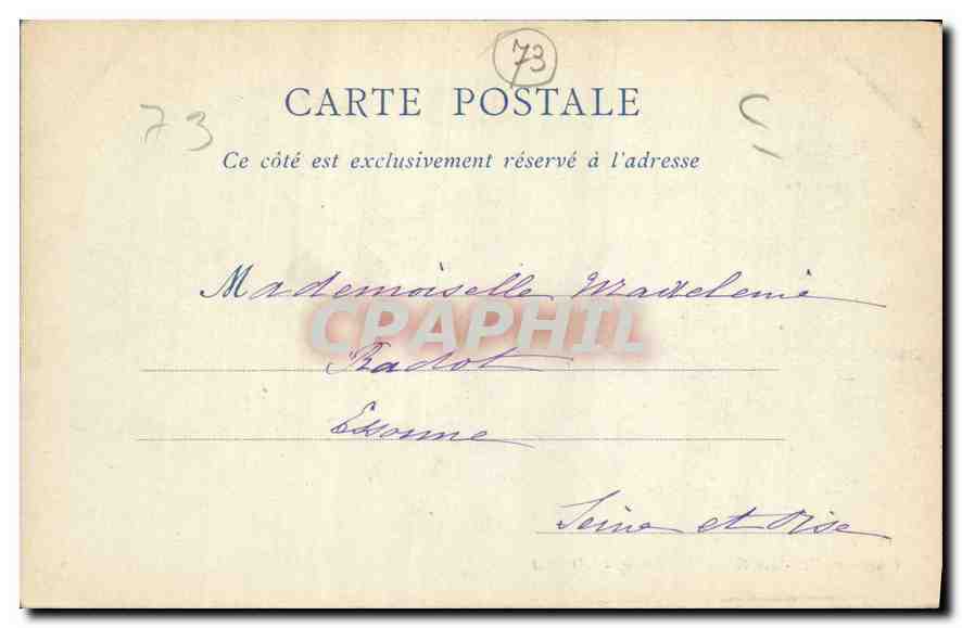 CPA Gresy sur Aix Les Gorges du Sierroz  — Rückseite