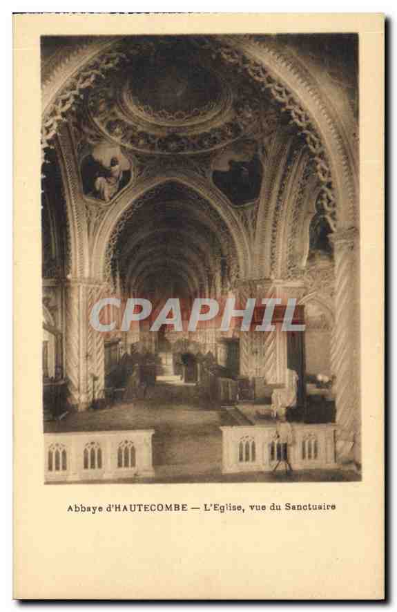 CPA Abbaye d'Hautecombe L'Eglise Vue du Sanctuaire 