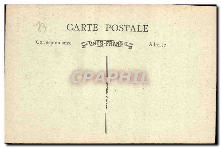 CPA Aix les Bains Arc de Campanus  — Verso