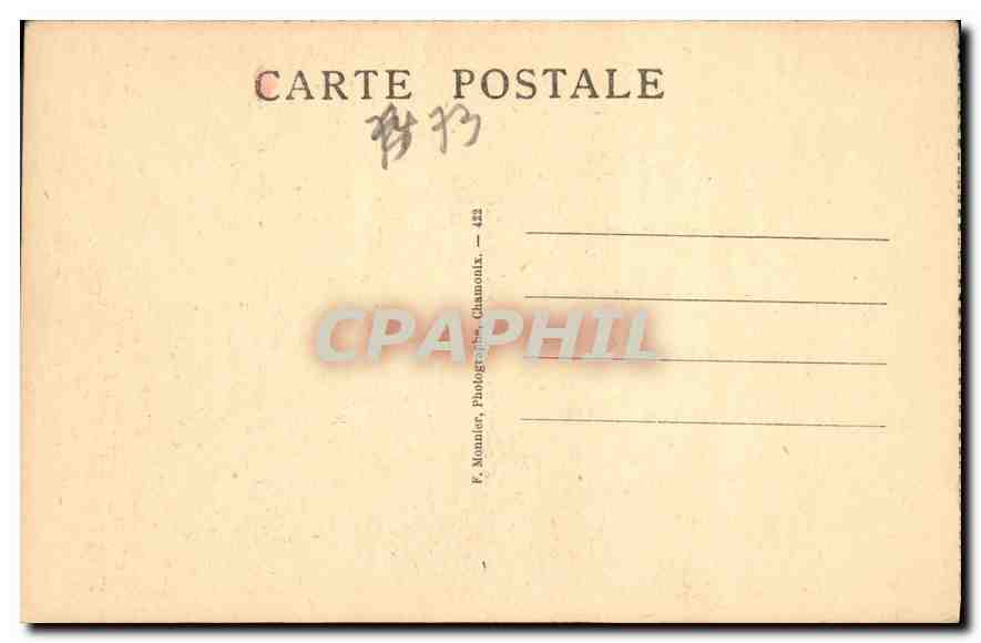 CPA Aix les Bains Hotel de Ville  — Rückseite