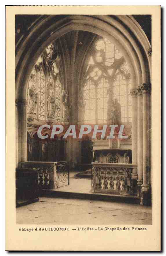 CPA Abbaye d'Hautecombe L'Eglise La Chapelle des Princes 