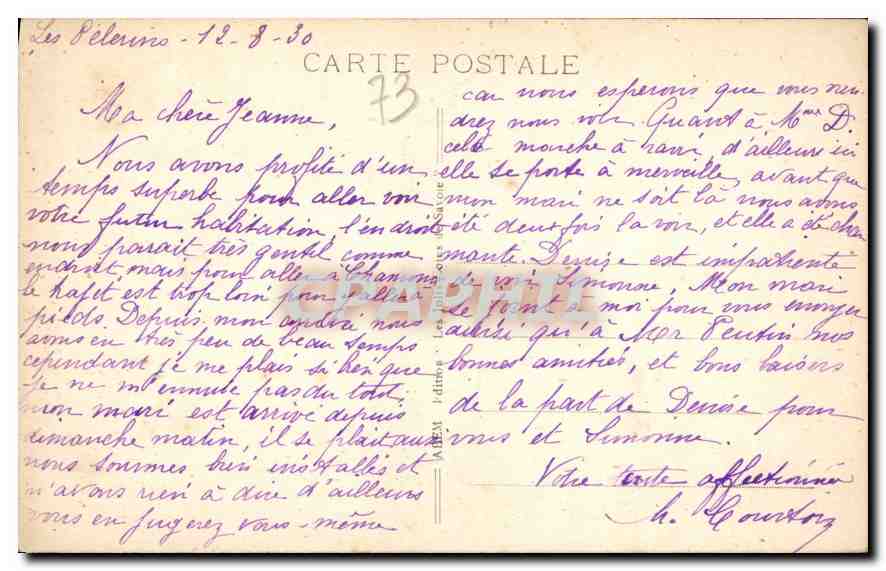 CPA Val de Fier Le Pont Naturel  — Rückseite