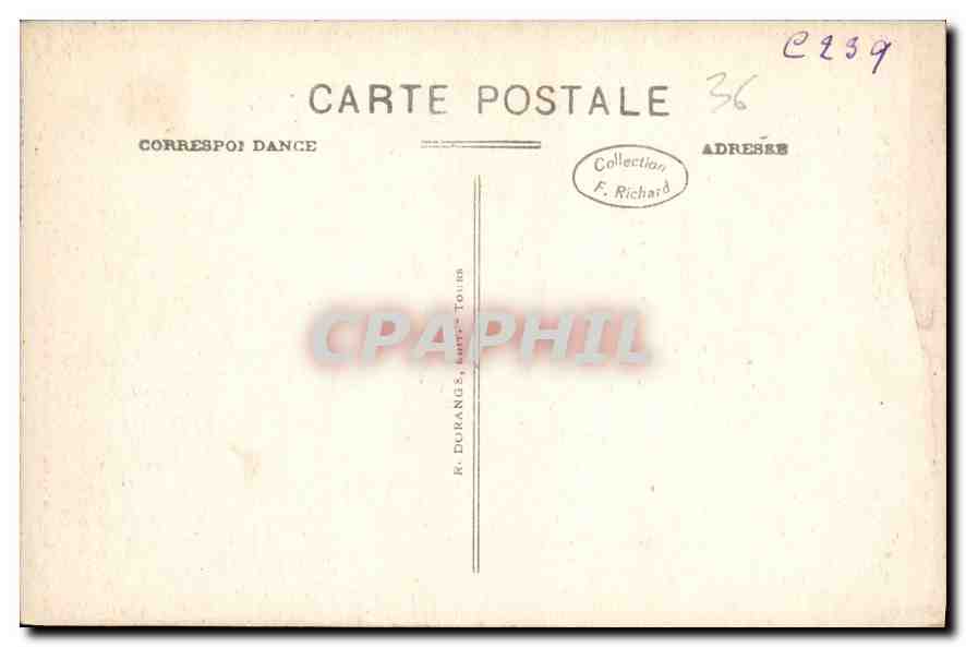 Gargilesse (Indre) — Les fresques de la crypte — R. D. — Rückseite