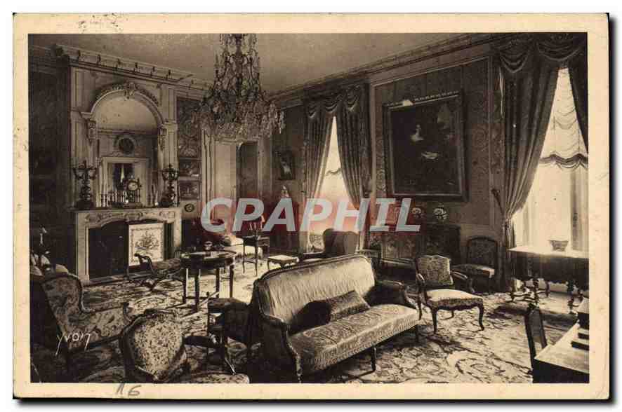 CPA Chateau de Valencay Salon Bleu 