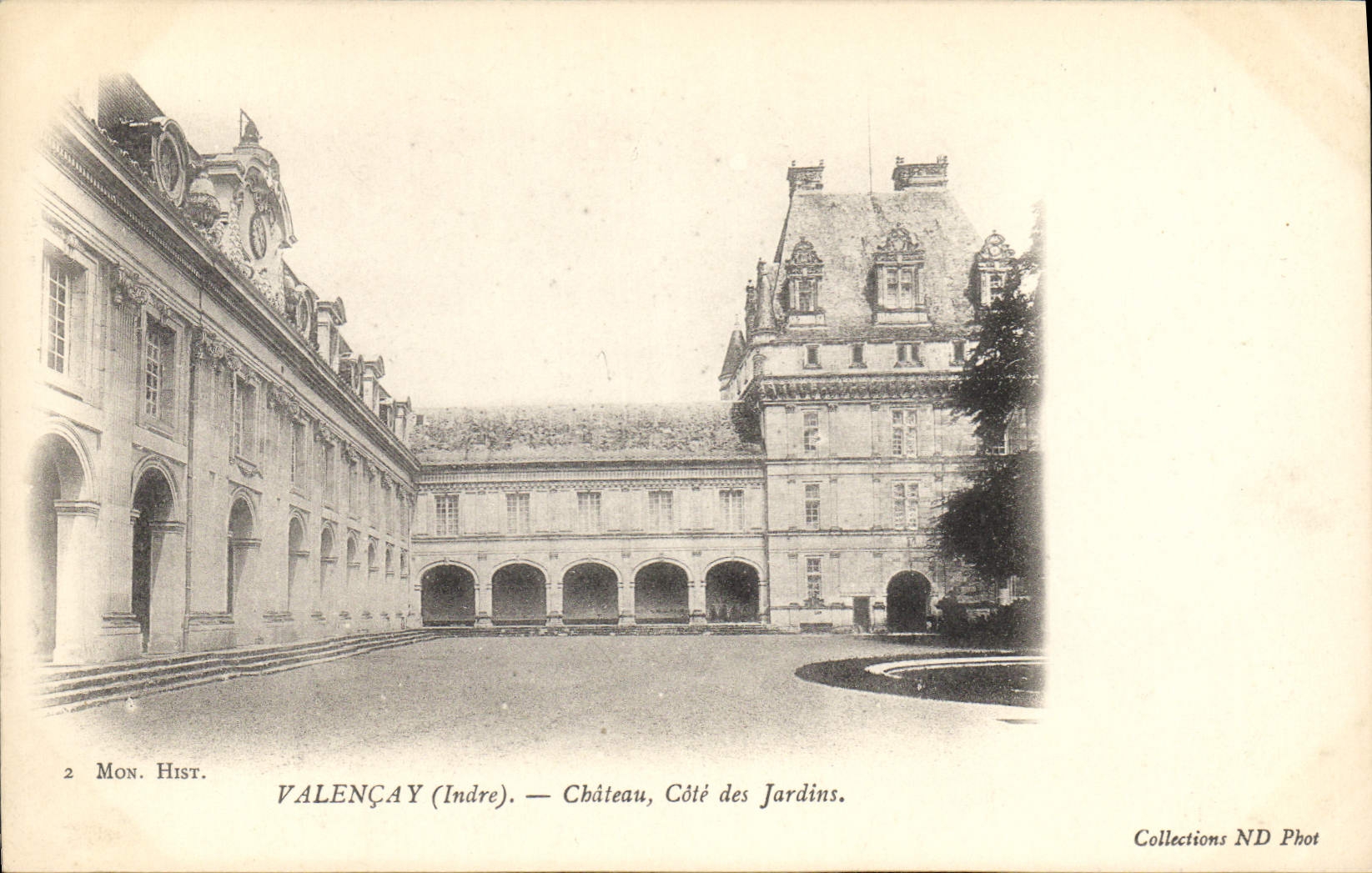 Valençay (Indre) — Château, Côté des Jardins — Collections ND Phot