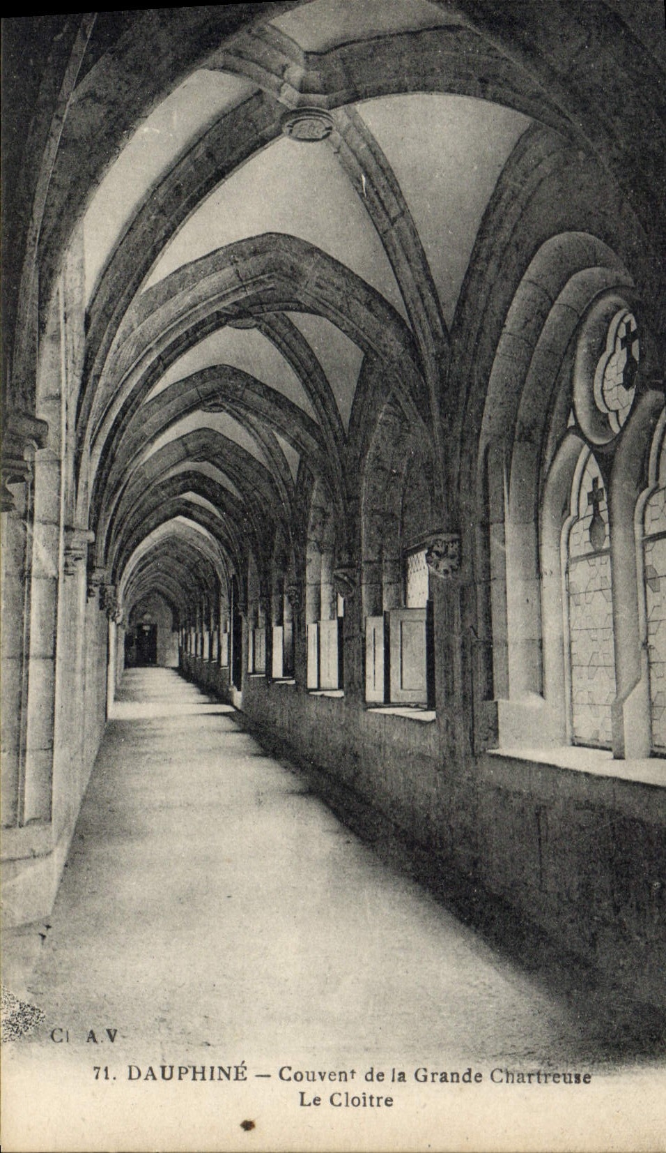 Dauphiné — Couvent de la Grande Chartreuse — Le Cloître