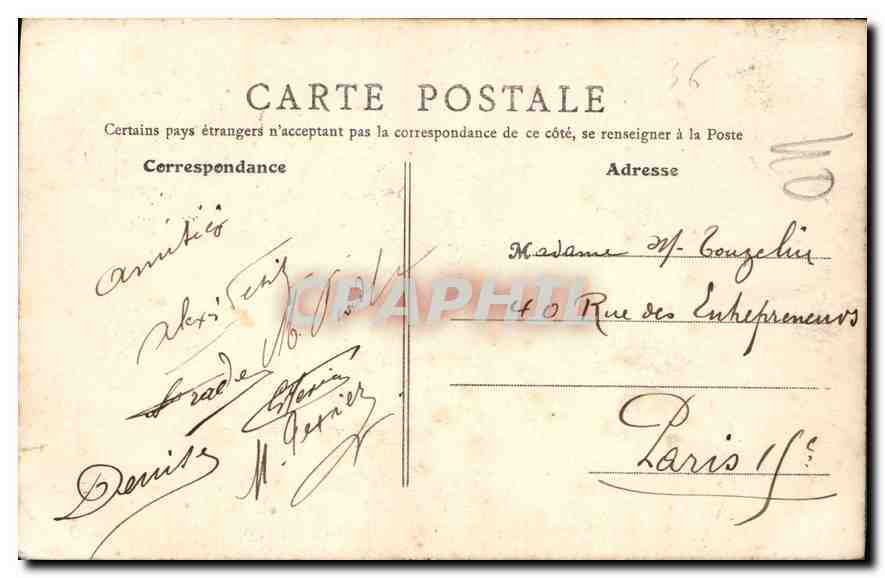 CPA Chateauroux Eglise Saint Andre vue laterale  — Rückseite