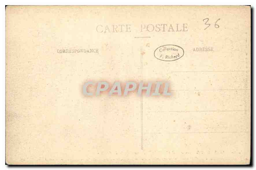 CPA Les Bords de la Creuse Gargilesse La Crypte de l'Eglise  — Rückseite