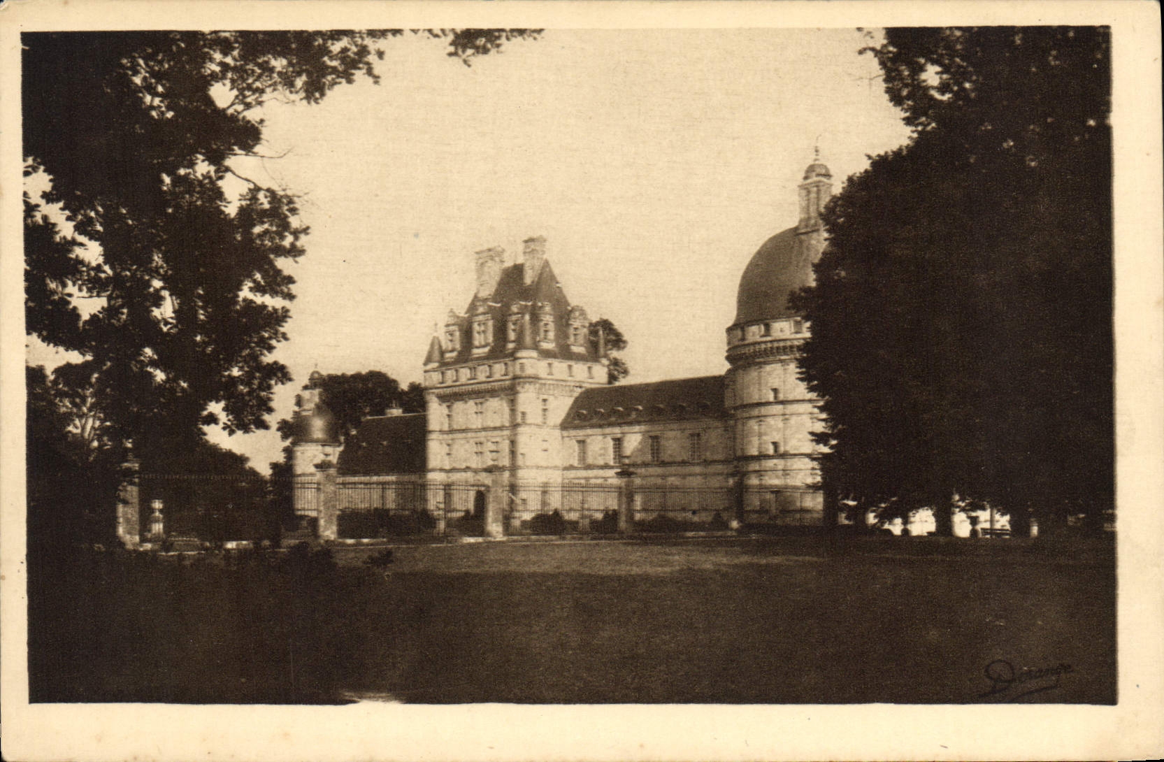 Château de Valençay — vue du parc — R. Donange, n°36