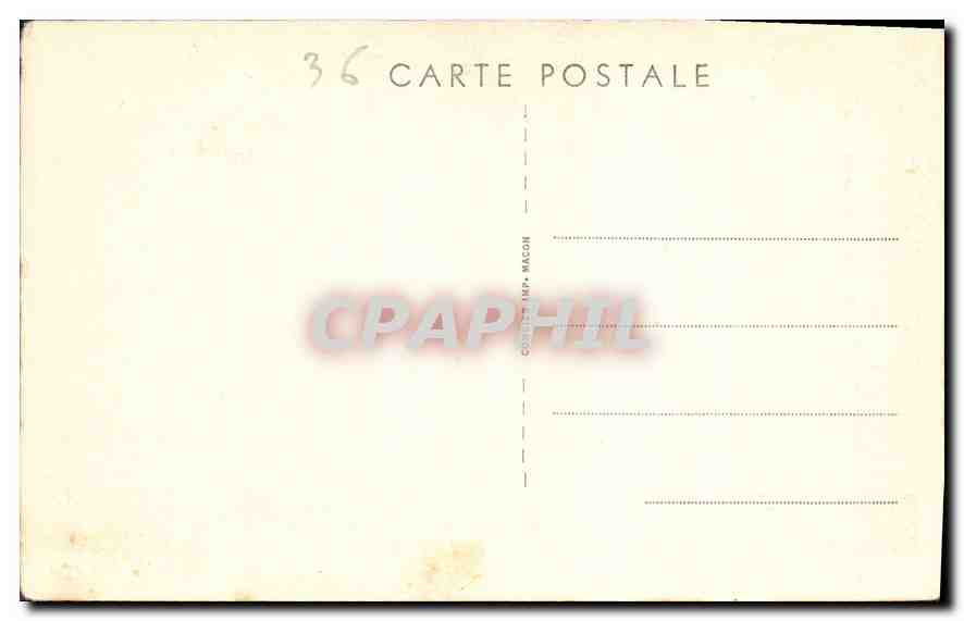 CPA Neuvy St Sepulcre Indre Le Deambulatoire  — Rückseite