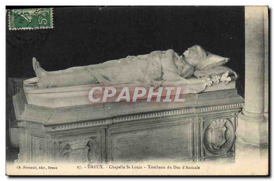 CPA Dreux Chapelle St Louis Tombeau du Dac d'Aumale 