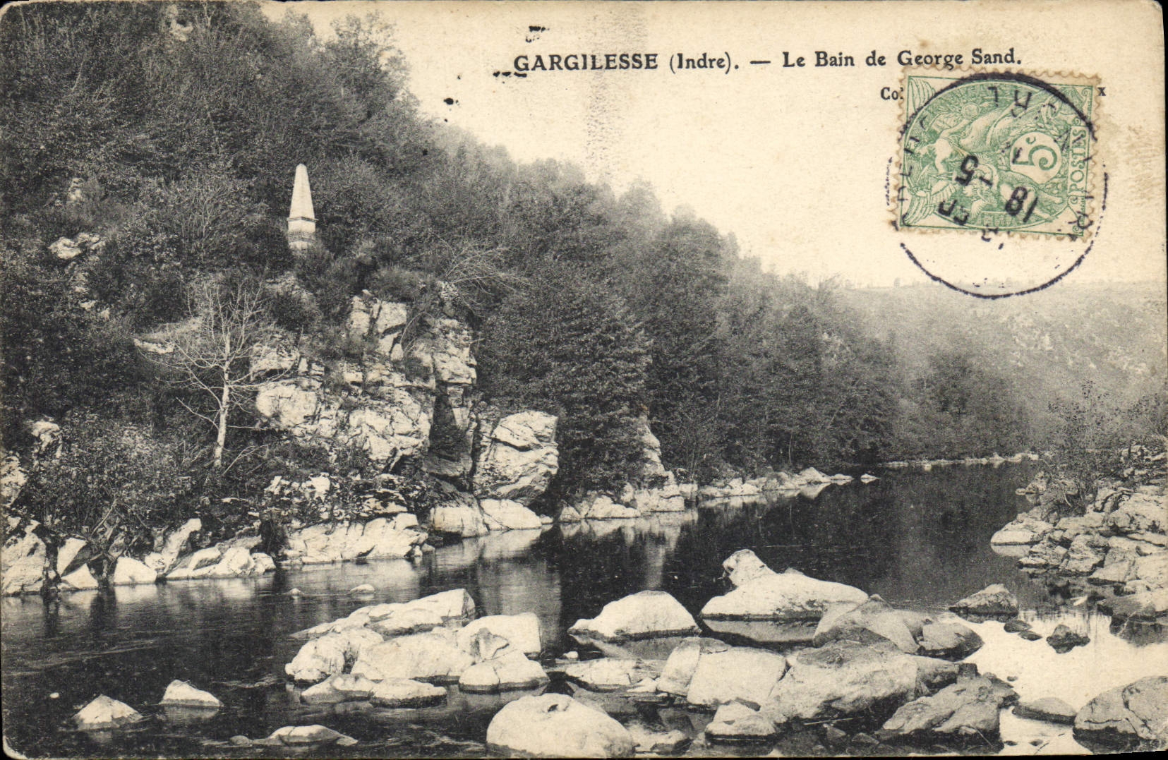 GARGILELLE (Indre) — Le Bain de George Sand — Éditeur Co. n°36