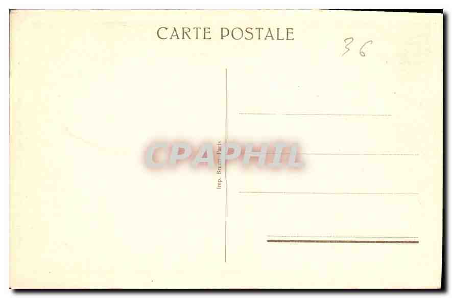 CPA Chateau de Valencay Le Donjon cote Cour  — Rückseite