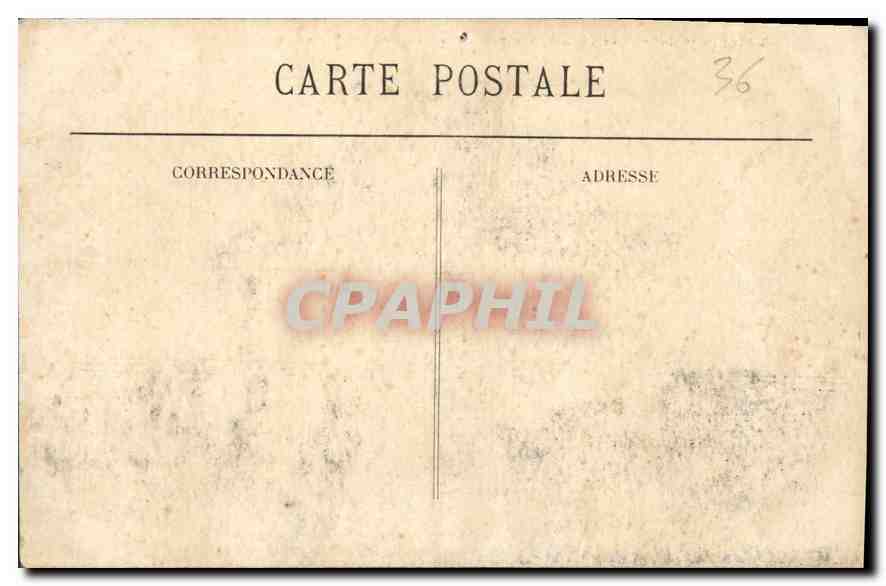 Valençay (Indre) - Le Château, vue prise de la Garenne — éditeur Ampuën, n° 36 — Verso