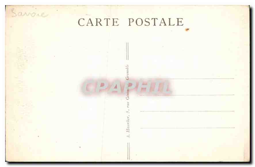 CPA Brides les Bains Vue generale Royal et Golf Hotels  — Rückseite
