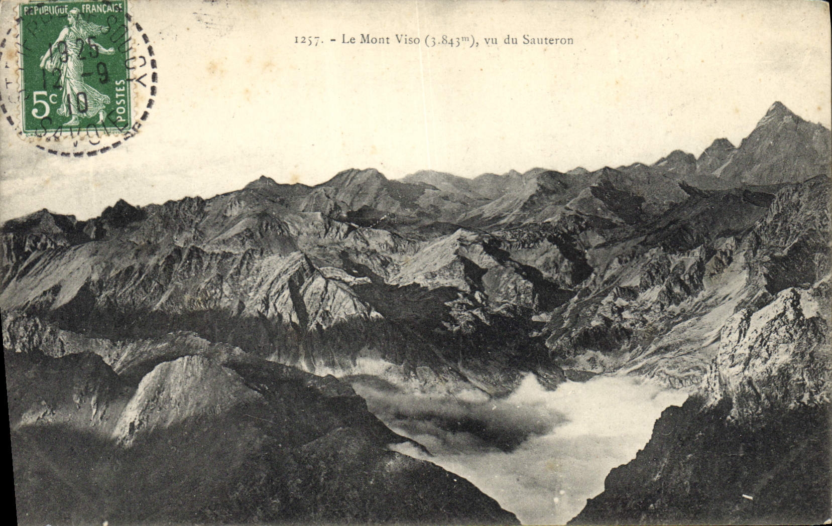 CPA Le Mont Viso vu du Sauteron 