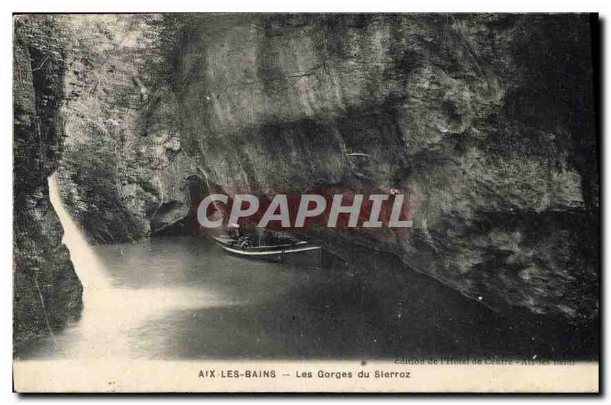 CPA Aix les Bains Les Gorges du Sierroz 