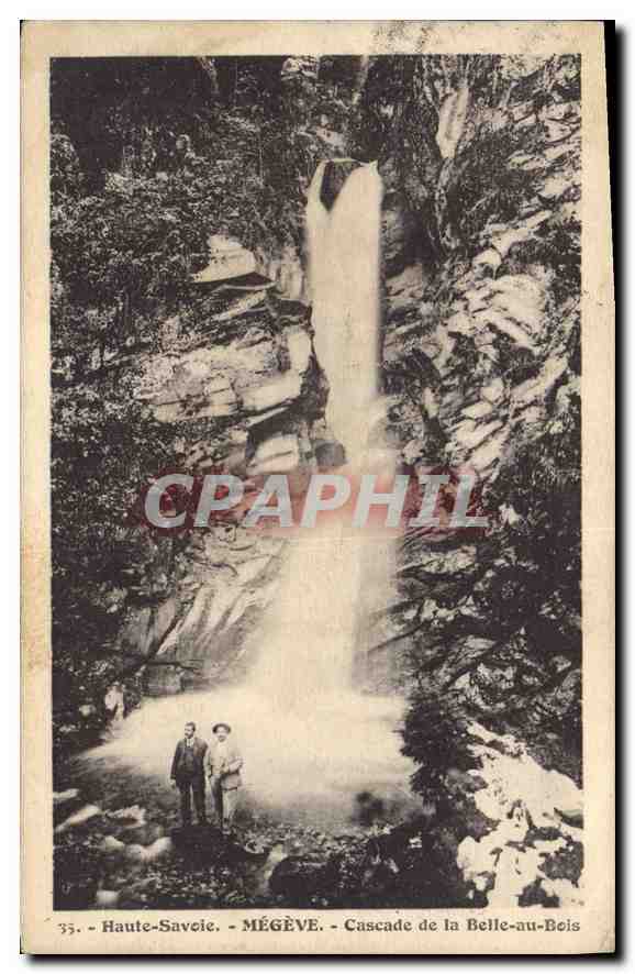 Mégève - Cascade de la Belle-au-Bois — Haute-Savoie — éditeur Morand, n°33