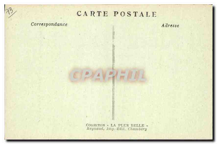 CPA Aix les Bains Abbaye d'Hautecombe  — Rückseite
