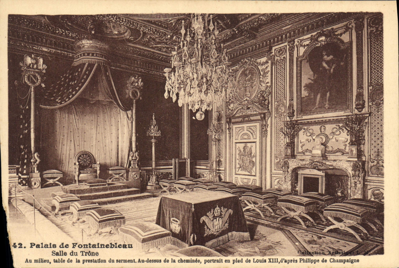 Palais de Fontainebleau — Salle du Trône — Collection Artistique